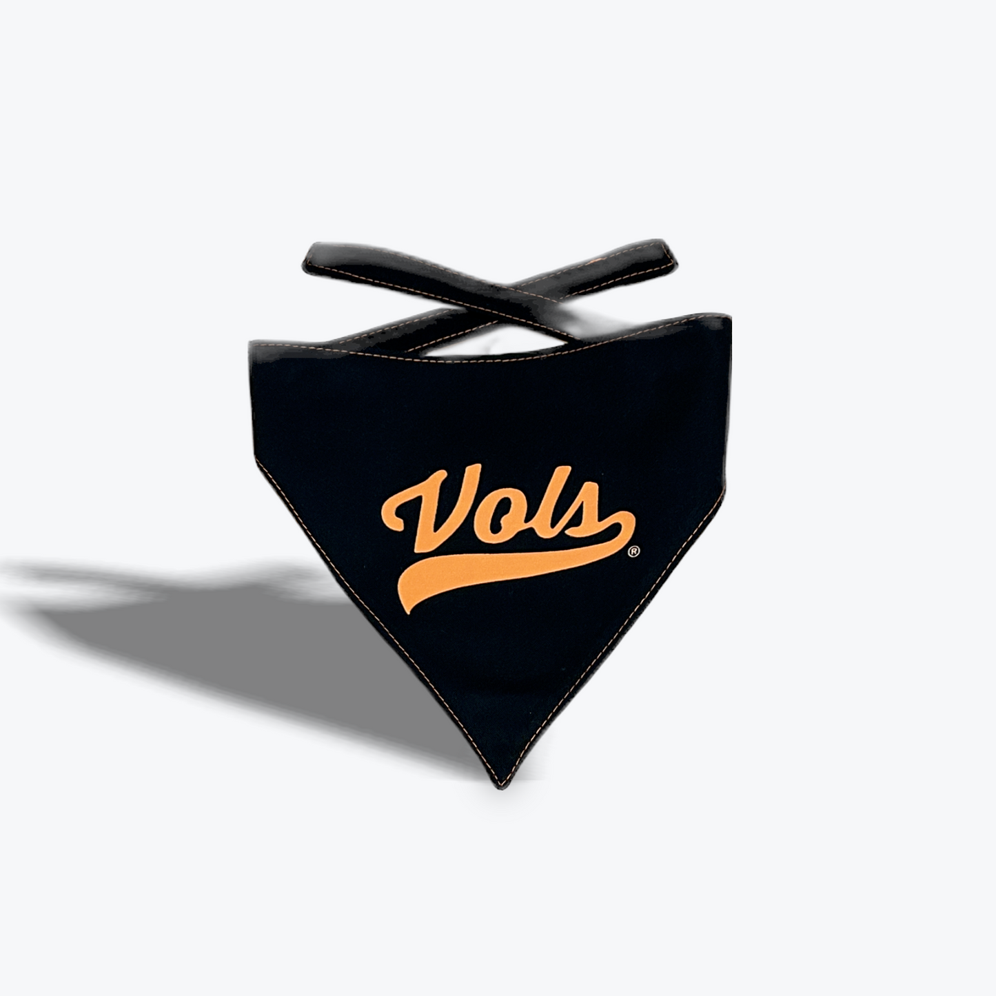 Handmade Pet Bandanna Vols Script black