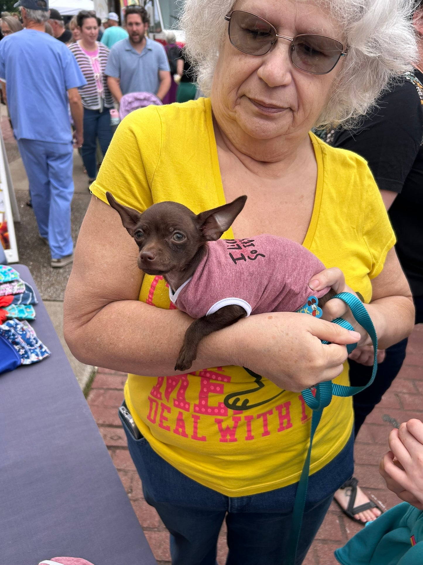 Custom-Fit Pet T Shirt  I Licked It So It's Mine