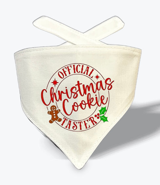 Handmade Pet Bandanna Cookie Taster